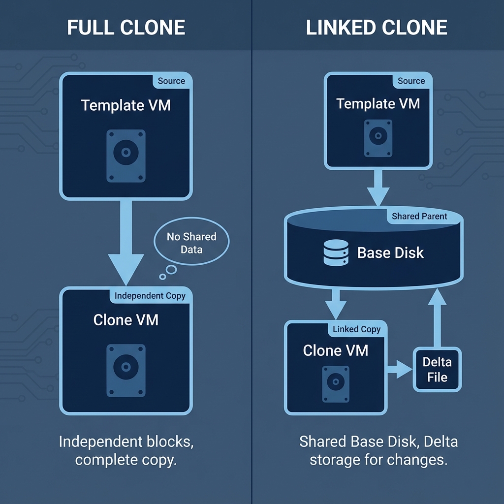 Full Clone vs Linked Clone