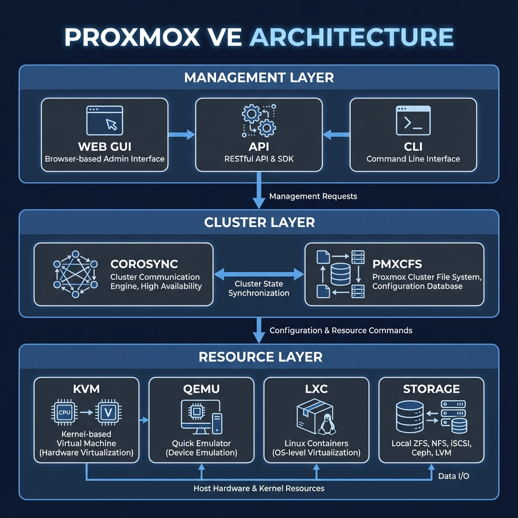 Proxmox VE Structure