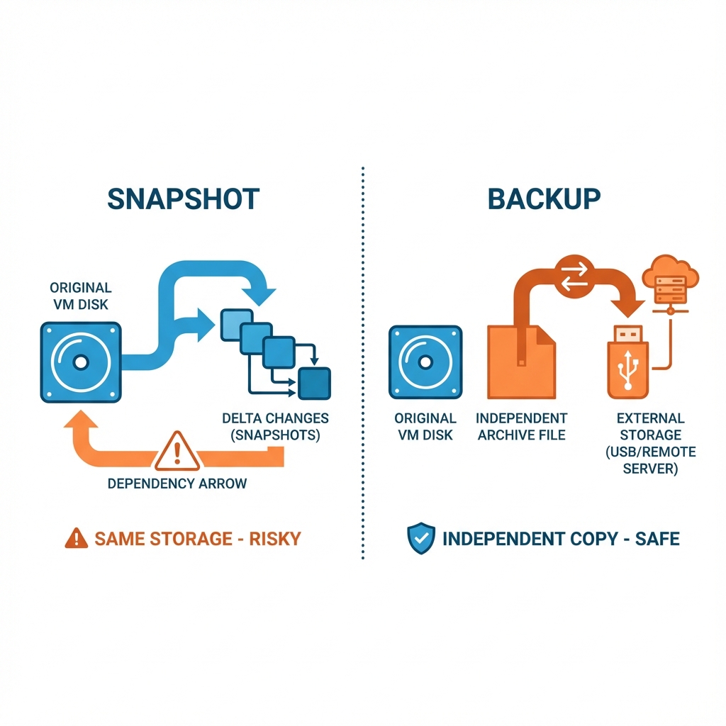 Snapshot vs. Backup - Understanding the Difference